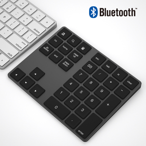 Mini Wiederaufladbare BT 3,0 Drahtlose aluminium bluetooth numerische tastatur für Windows Mac iOS Android OS - Product Image 5