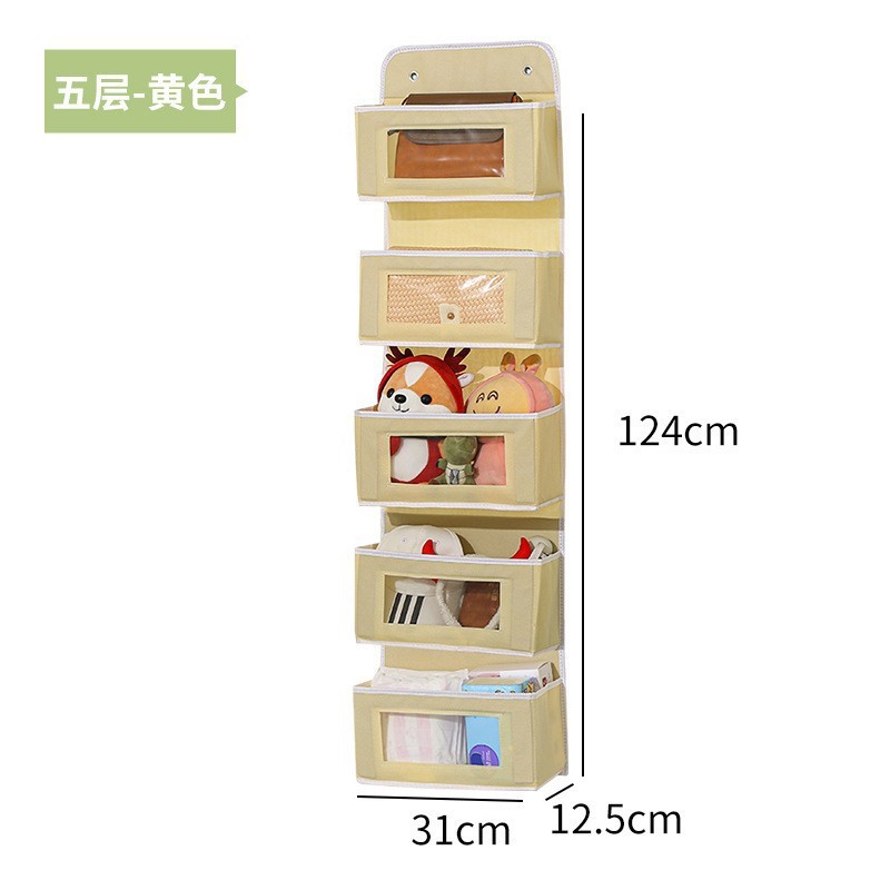 Hanging bag 5502 five layer beige