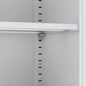 מתלה נעליים רזה לכניסה 2 דלתות זכוכית ארון נעליים מודרני ארון נעליים מודרני עם 2 מגירות שטח אחסון - Product Image 6