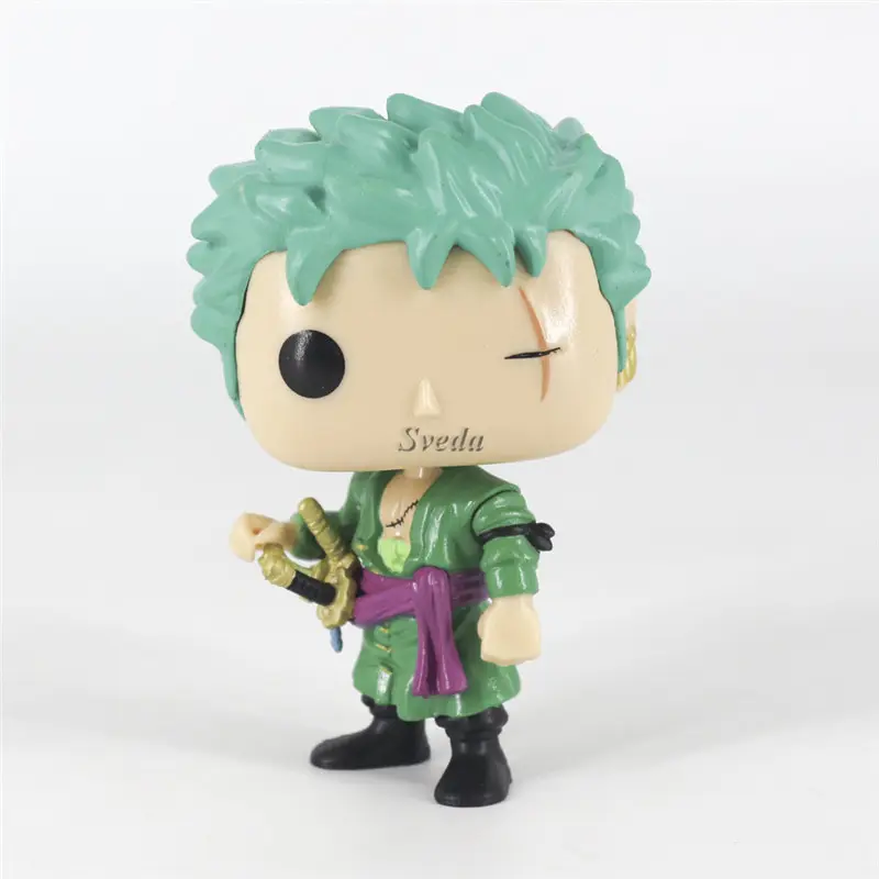 Sromda Anime Funk POP ONE PIECED #327 Roronoa Zoro #100 Ace #101 Law Action figure PVC Figure Collection Modèle Jouet