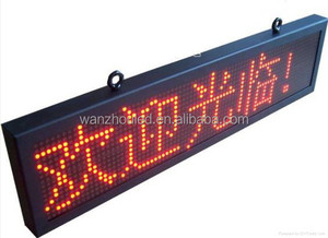 WZLED caldo di vendita in movimento messaggio di scorrimento testo di buona qualità P10 display a led a colori singoli prezzo di fabbrica WANZHOULED - Product Image 5
