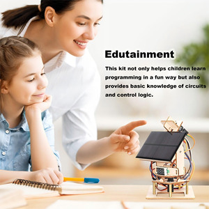 Kit de sistema de seguimiento de luz de madera DIY Smart STEM Learning Development Board - Product Image 4