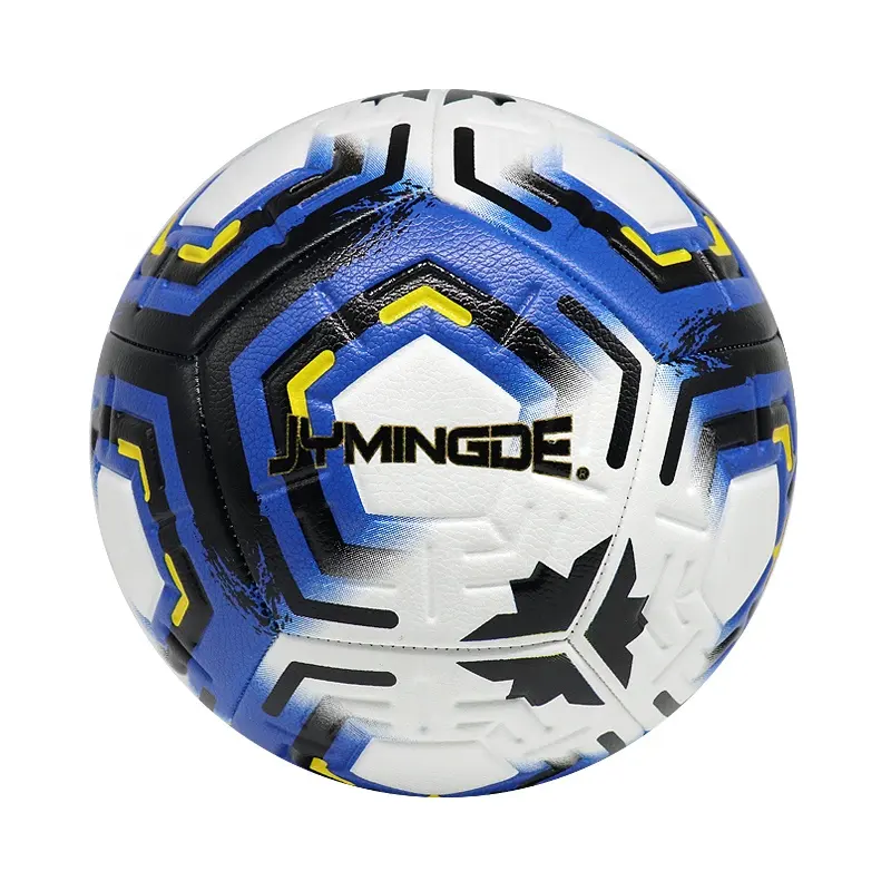 Ballon de football et de soccer en cuir avec logo personnalisé taille 5 4 3 2 1
