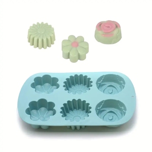 Çoklu desenler kek dekorasyon kalıpları Cupcake fırın tepsisi kalıp çikolata kalıpları epoksi silikon kek kalıpları - Product Image 3