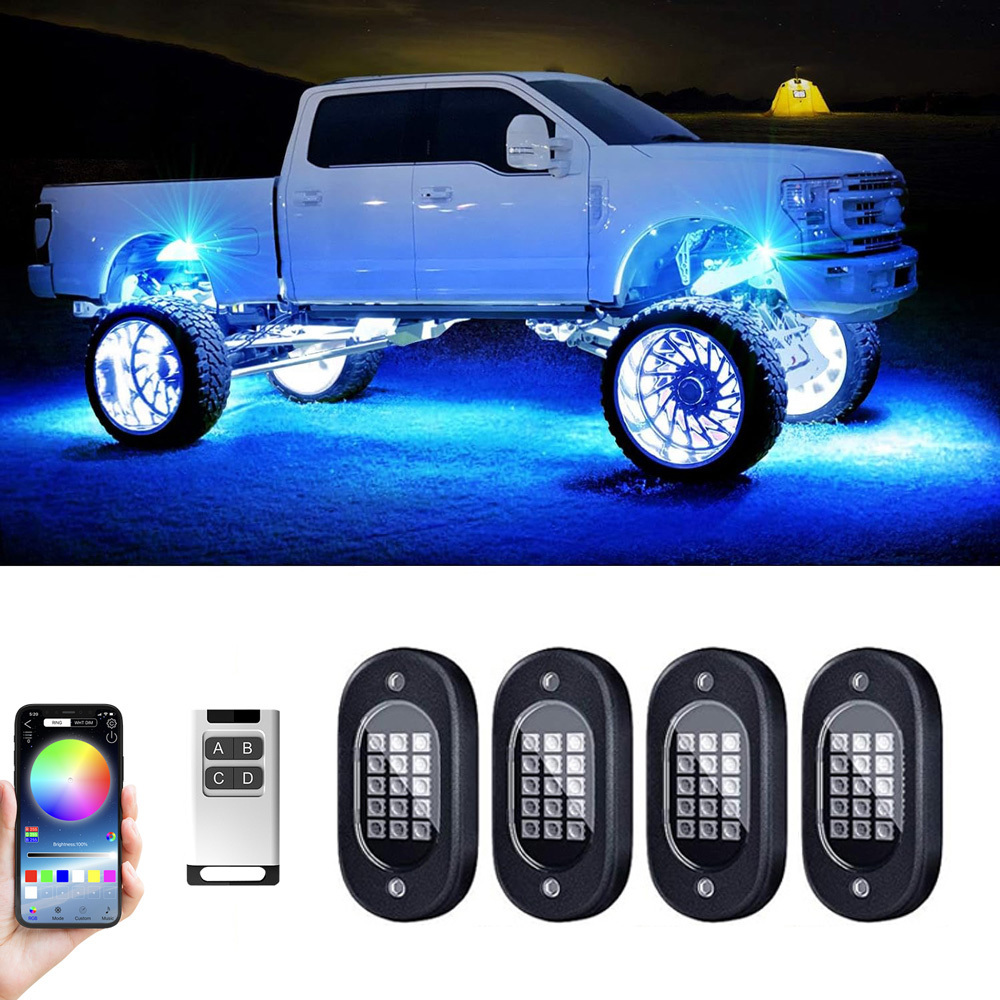 4 Pod RGB con telecomando APP