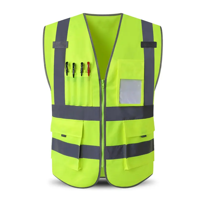 안녕 힘 사려깊은 안전 조끼 일 셔츠 작업복 셔츠 안전 재킷 Hivis Viz 시정 Chalecos