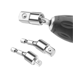 3pcs Power Drill <strong>Sockets</strong> <strong>Adapter</strong> Sets 360 Degree <strong>Rotatable</strong> Hex Shank Impact Driver <strong>Socket</strong> <strong>Adapter</strong> to 1/4&quot; 3/8&quot; 1/2&quot; Drill Impact - Product Image 5