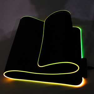 Custom Extended Large RGB LED Glowing Mousepad <strong>Keyboard</strong> Mat Heated Printed Yogamat Style for <strong>Computer</strong> <strong>Use</strong> Gamer Promotion Gift - Product Image 6