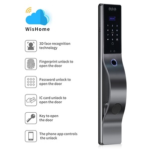 <strong>New</strong> Automatic Electronic Digital <strong>Lock</strong> Cerradura Inteligente WIFI APP Fingerprint Card 3D Face Recognition Smart Door <strong>Lock</strong> - Product Image 2