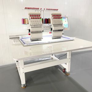 Double Heads 9/12/15 Needles <strong>Computer</strong> 400*450mm Flat Embroidery Machinehat Embroidery <strong>Machine</strong> Sewing Embroidery <strong>Machine</strong> - Product Image 6