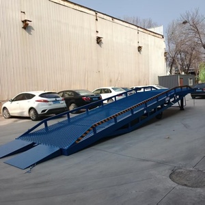 Mobile hydraulische Boarding Bridge 10 Tonnen Laderampe Gabelstapler über der Brücke Hub rampe Container Lade plattform - Product Image 5