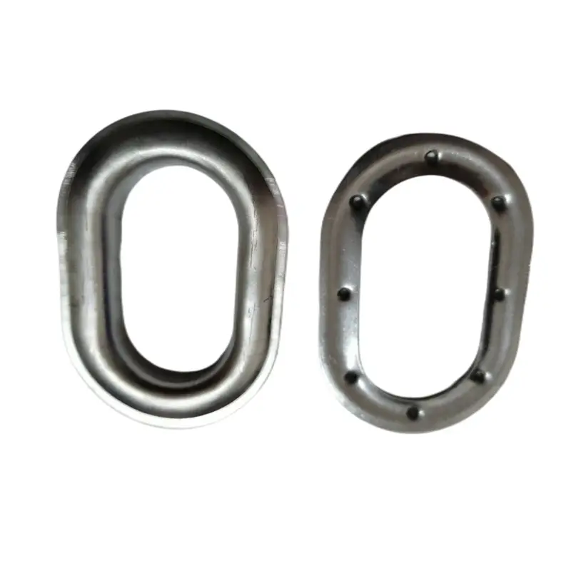 Oeillets ovales de trou de métal de vêtement d'oeillet en métal d'acier inoxydable pour le sac à main
