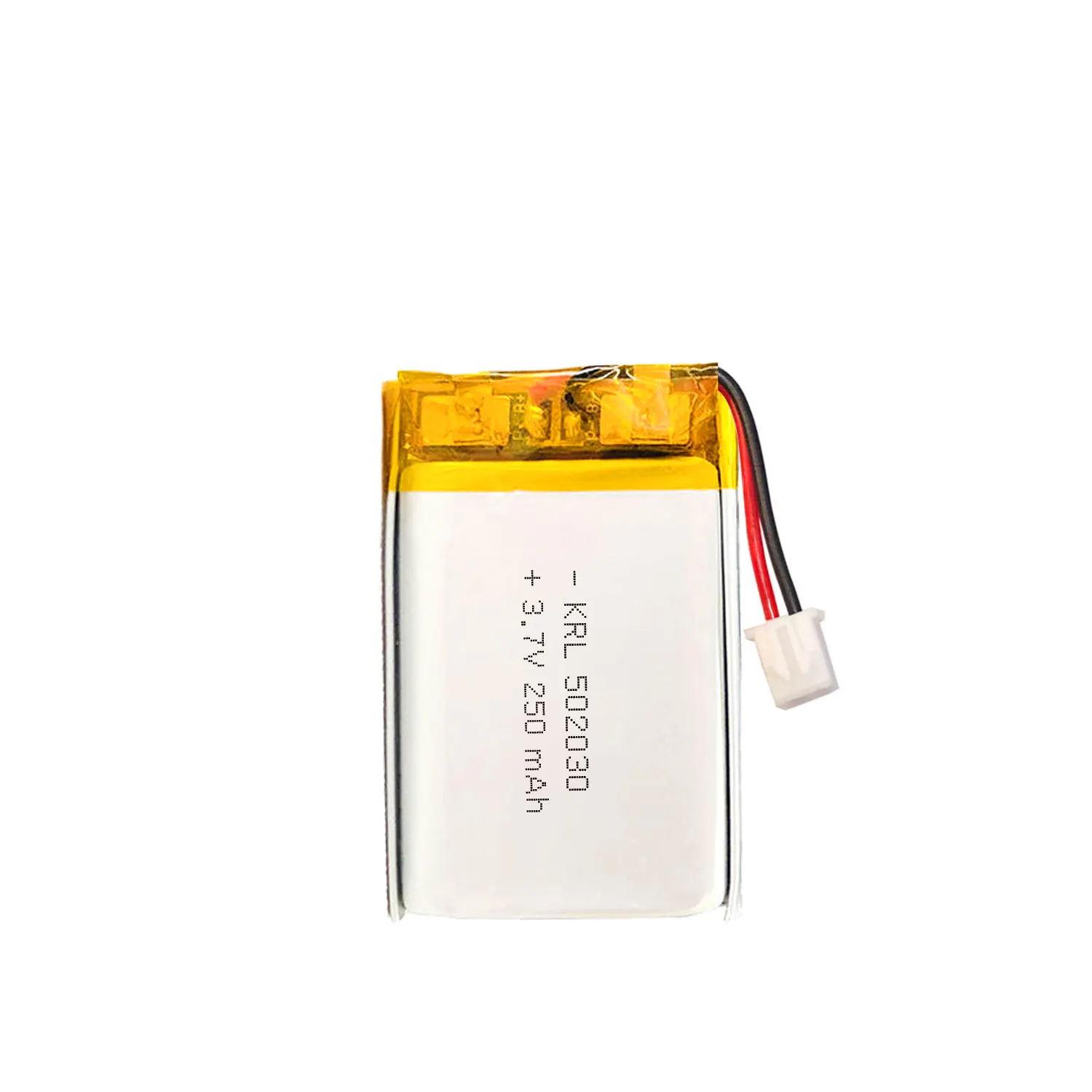 Li-polymer baterai isi ulang daya besar 502030 3.7v 250mah