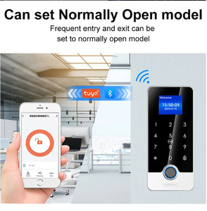 IP 65 Tuya intelligente App per impronte digitali RFID sistema di controllo di accesso cancello elettronico apriscatole DC12V tastiera di controllo accessi - Product Image 5