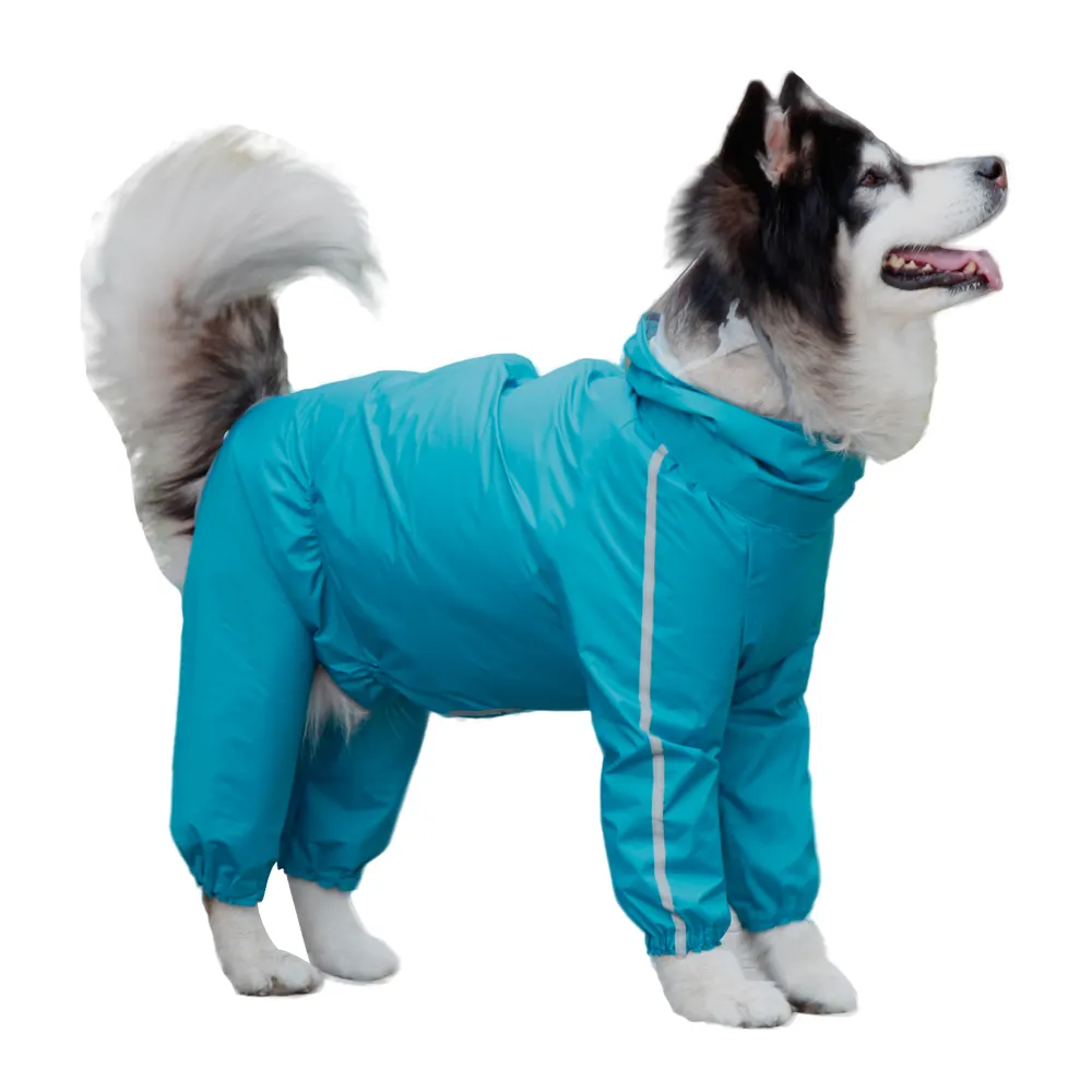 Nuevo impermeable para perros Mono Grande perro impermeable ropa para perro Accesorios