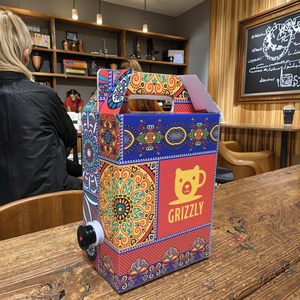 Tại gói tùy chỉnh-thực hiện các tông màu trắng máy bay hộp 2mm lô nhỏ bao bì thực phẩm cho bánh quy trái cây sấy khô tùy chỉnh màu sắc - Product Image 5