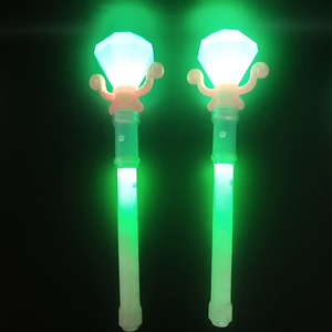 Kpop konser tezahürat işık sopa özel LOGO top şekli akrilik parlayan LED çubuk - Product Image 3