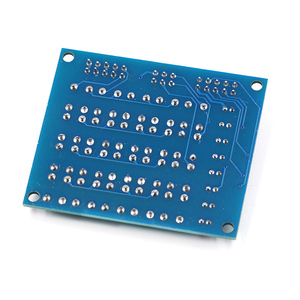Arduino dizi modülü için 4X4 matris klavye 16 anahtar butonlar tatar anahtarı tuş takımı paneli 4*4 Tasten 8LEDs aksesuar DIY kiti