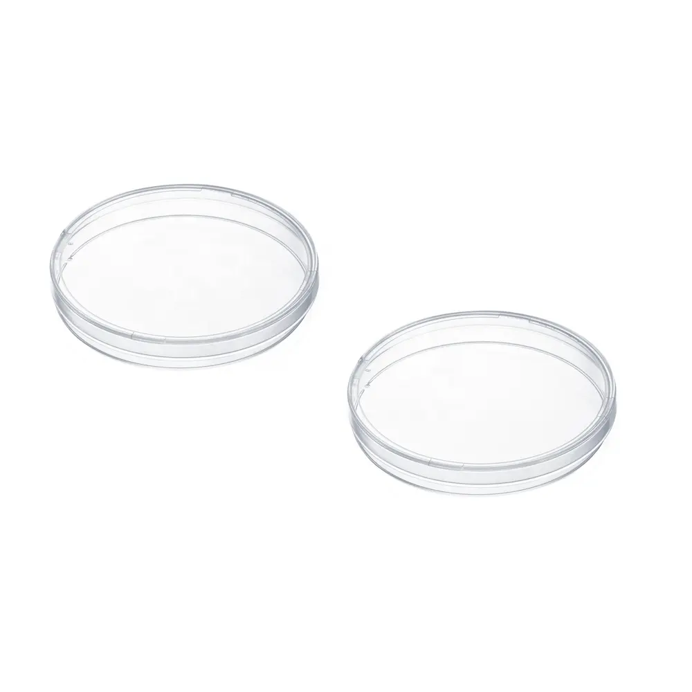 Plato de Petri de plástico, 90mm, estéril, 90mm x 15mm, plato de cultivo
