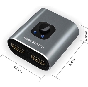 Factory price <strong>2</strong> Ports <strong>2</strong> in <strong>1</strong> Out 4K Bidirectional for HDTV <strong>Splitter</strong> Switch 2x1 4K60Hz Bi Directional Bi-Directional <strong>Switcher</strong>