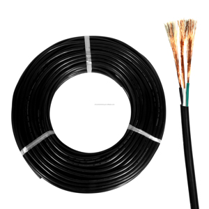 H05RR-F 300/500V 4*0.75 3*4.0 5*4.0 kauçuk ceket/Sheild 60 ℃ EPR PVC yalıtım 4 çekirdekli 5 çekirdekli VDE çoklu maça telleri ve kablo - Product Image 2