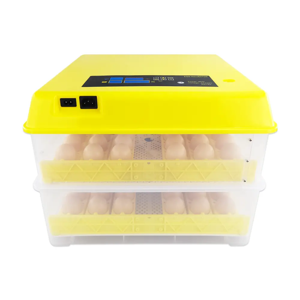 Incubadora de HT-96 con iluminación de huevos, dispositivo para incubar huevos de pollo, pájaro, pavo