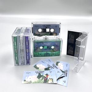 促销定制音频印刷透明盒包装盒式磁带盖 - Product Image 2