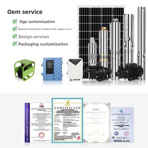 Agrotime 48V Nam Châm Vĩnh Cửu Không Chổi Than Hiệu Quả Cao Hộ Gia Đình Thép Không Gỉ Sâu Cũng Bơm-DC Năng Lượng Mặt Trời Bơm Chìm - Product Image 6