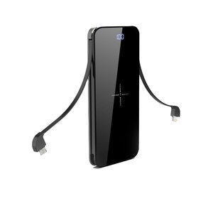 8000mAh Portable Wireless Power Bank with Type-c Input 5V 2.1A Fast Charger 10W <strong>Output</strong> Power Micro USB Interface - Product Image 1
