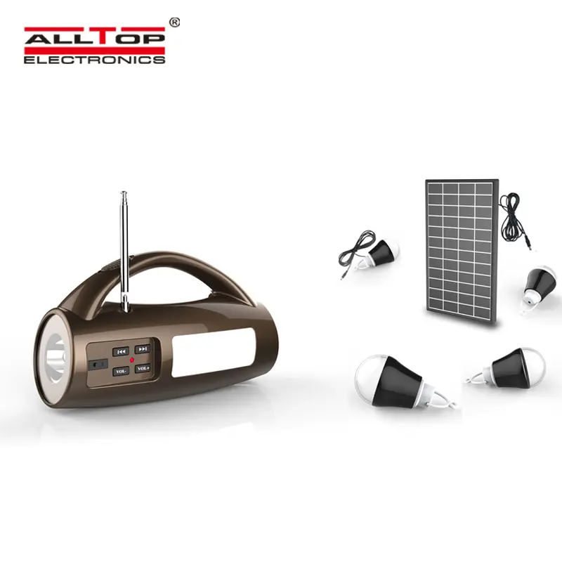 ALLTOP lampada di emergenza a lanterna solare multifunzionale a risparmio energetico portatile in ABS 8w