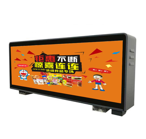 960x320mm impermeabile P4 auto Taxi Top doppio lato schermo a Led all'aperto Display pubblicitario programmabile controllo WiFi - Product Image 1