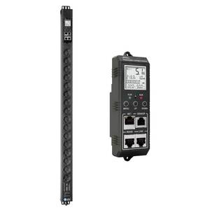 Almanya raf montaj uzaktan kumanda dalgalanma koruyucusu alman SNMP güç dağıtım ünitesi akıllı 16 Schukos metre PDU izleme ile - Product Image 2