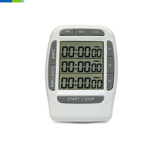 Timer da cucina digitale a 3 canali con Display LCD per cucinare il conto alla rovescia sveglia staffa magnetica-in plastica - Product Image 6