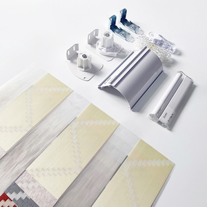 Gündüz ve gece stor perdeler Zebra perde loş veya saydam görüş zebra stor perdeler pencere ve kapılar için çift katmanlı kumaş - Product Image 4