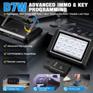 Escáner automático D7W BT D7BT para todo el sistema para programador de llaves bidireccional Herramienta de diagnóstico de codificación CANFD DOIP ECU - Product Image 6