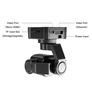 A8mini 4K 8MP Ultra HD 6X ซูมดิจิตอลกล้องGimbal 1/1.7 "Sonyเซนเซอร์AIสมาร์ทระบุสําหรับUAV UGV USV RCเครื่องบิน - Product Image 6