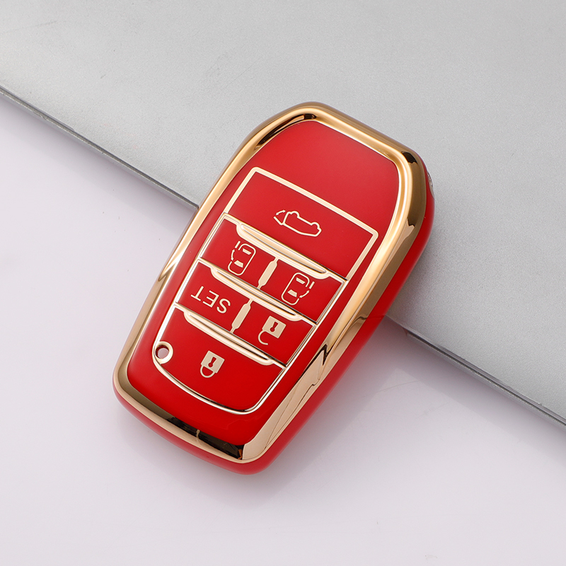 6 Button Red