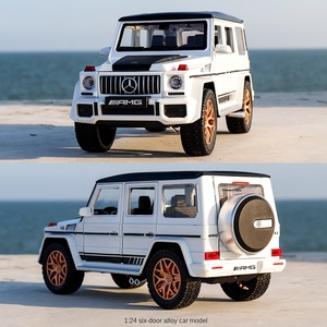 <strong>1</strong>:<strong>24</strong> G63 Shadow Wing Special Edition G63 Alloy <strong>Toy</strong> Six Door Remote Control Sound and Light Alloy Model Children's Gift - Product Image 2