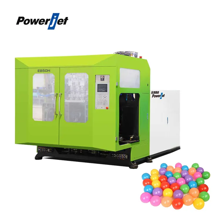 Powerjet-máquina de moldeado por soplado de bolas para niños, juguete hueco de plástico suave, pvc, pe, ldpe, Océano, EB50