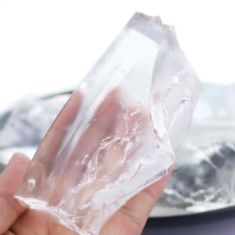 Cera de gel transparente de material barato a granel de alta calidad muestra gratis cera de gelatina transparente para hacer velas