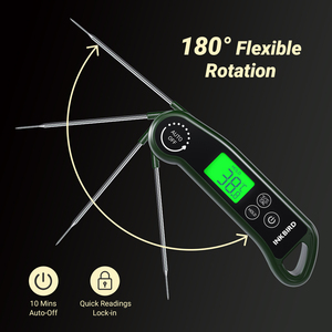 Inkbird Chất lượng cao bền ngay lập tức đọc thịt Nhiệt kế 0.5S đọc nhanh k-cặp nhiệt điện Nhiệt kế BBQ - Product Image 2