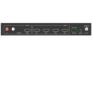 Conmutador multivisor HDMI 4X1 de 18Gbps, interruptor de salida 4 en 1, pantalla multivisor cuádruple 4x1