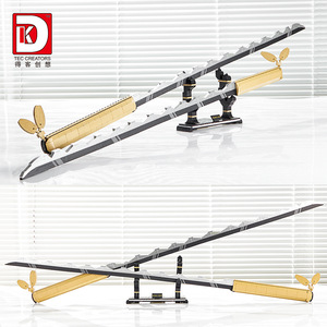 Mô hình kiếm Nichirin Inosuke bằng gạch lắp ráp, đồ chơi trưng bày Katana, bộ xếp hình sáng tạo dành cho trẻ em và người lớn, quà tặng - Product Image 5