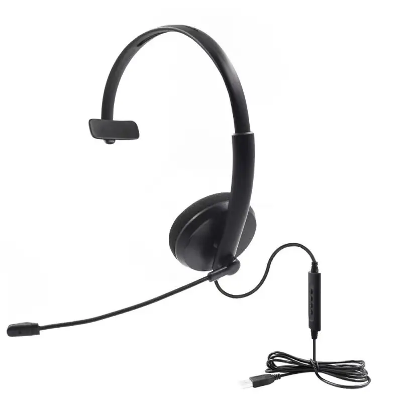 Mono USB headset mit MIKROFON für call-center & büro telefon