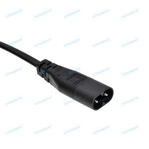 IEC320 C8 Male to Europe Schoko CEE7/16 Outlet Female Socket Power Extension Cable for PDU UPS - Product Image 5
