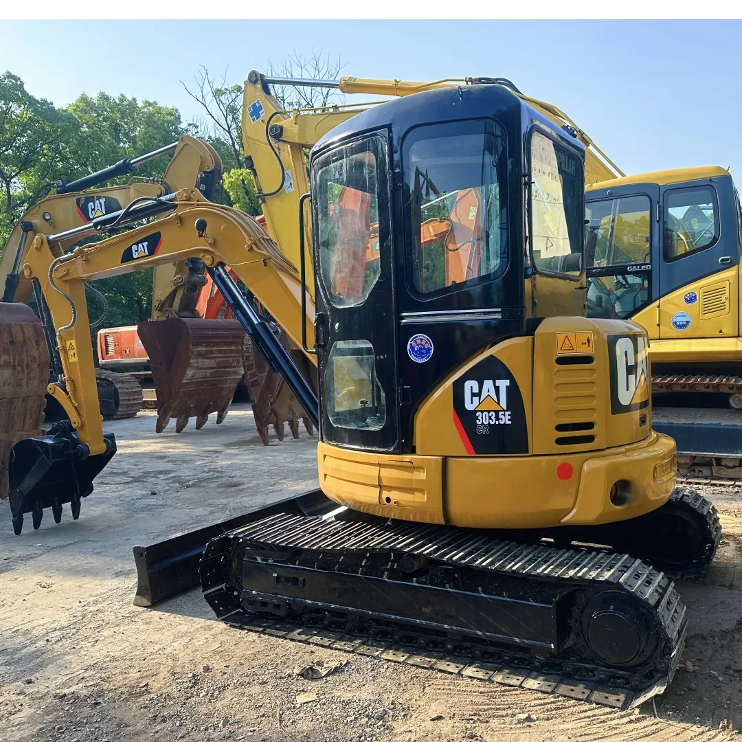 Certificado EPA Japón mini excavadora CAT 303,5 E con pluma oscilante 3 Ton 3,5 Ton venta caliente en EE. UU. Y Canadá