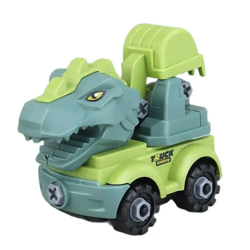 プラスチック製の子供のおもちゃ車の建設車両のおもちゃ子供の建設工学掘削機ダンプトラック教育モデル