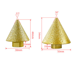 Diamond Beveling Chamfer Bit for DIY Angle Brazed Grinder <strong>M10</strong>/M14/M16 Thread Adapter Tile Hole <strong>Cutter</strong> OEM Customization Support - Product Image 5