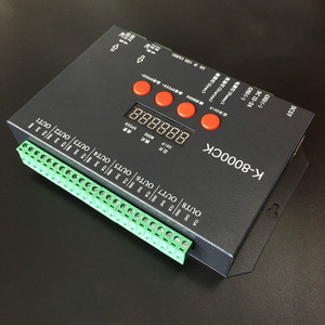 8 портов SPI выходной сигнал K-8000CK DC5V 8192 пикселей в автономном режиме светодиодный пиксель SD карты цифровой контроллер - Product Image 3