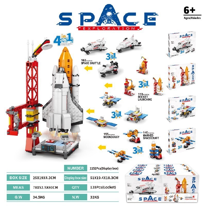 ELI285086-- BASE DI LANCIO SPAZIALE 1152 pz